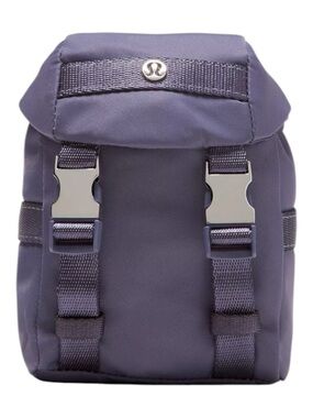 Lululemon Wunderlust Nano Backpack Grape Mist/Silver Water-Repellent Mini Bag